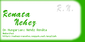renata nehez business card